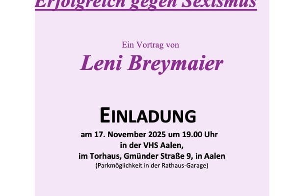 Erfolgreich gegen Sexismus